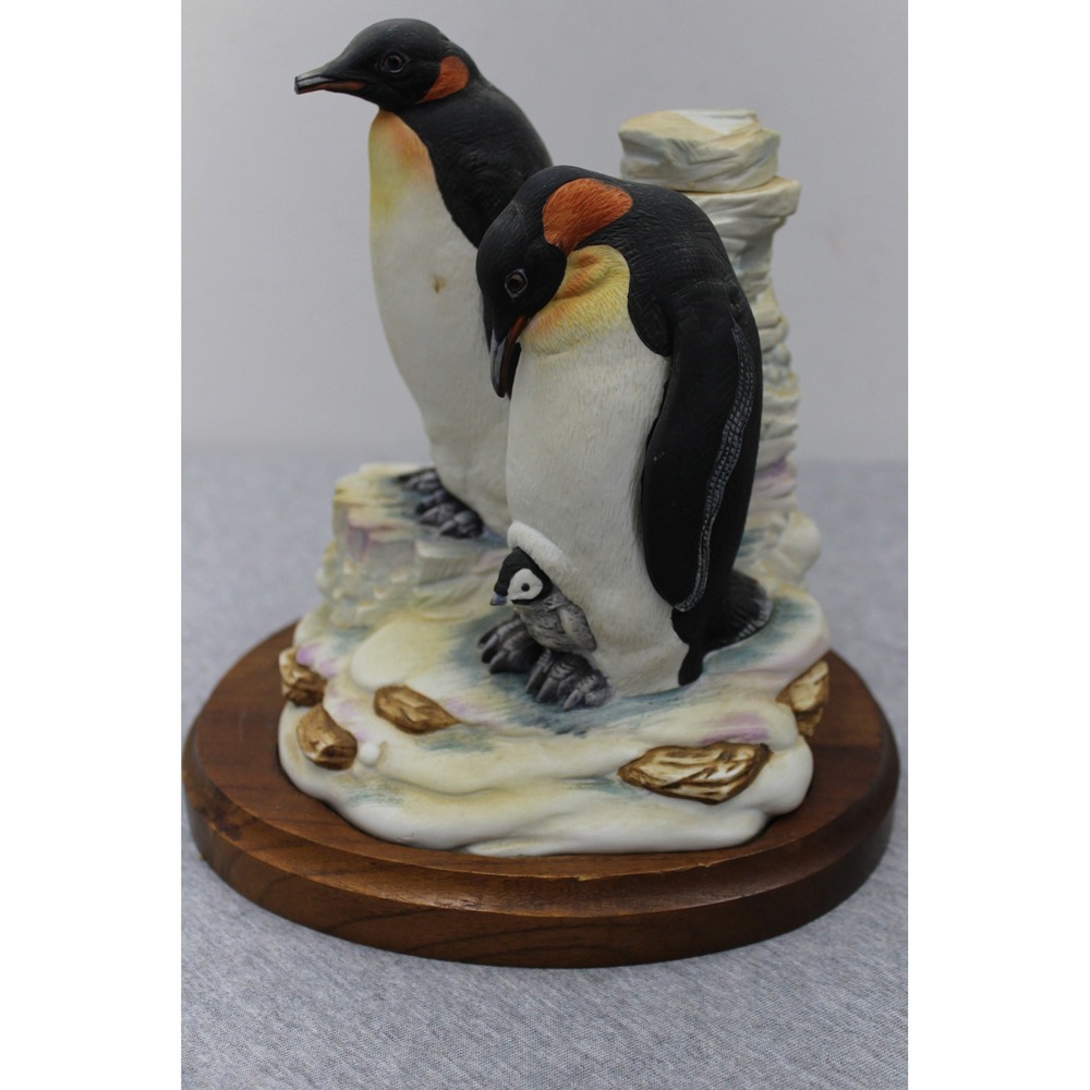 Cyrus Noble Penguin Decanter Multi 1978 Haas Brothers Porcelain Vtg
